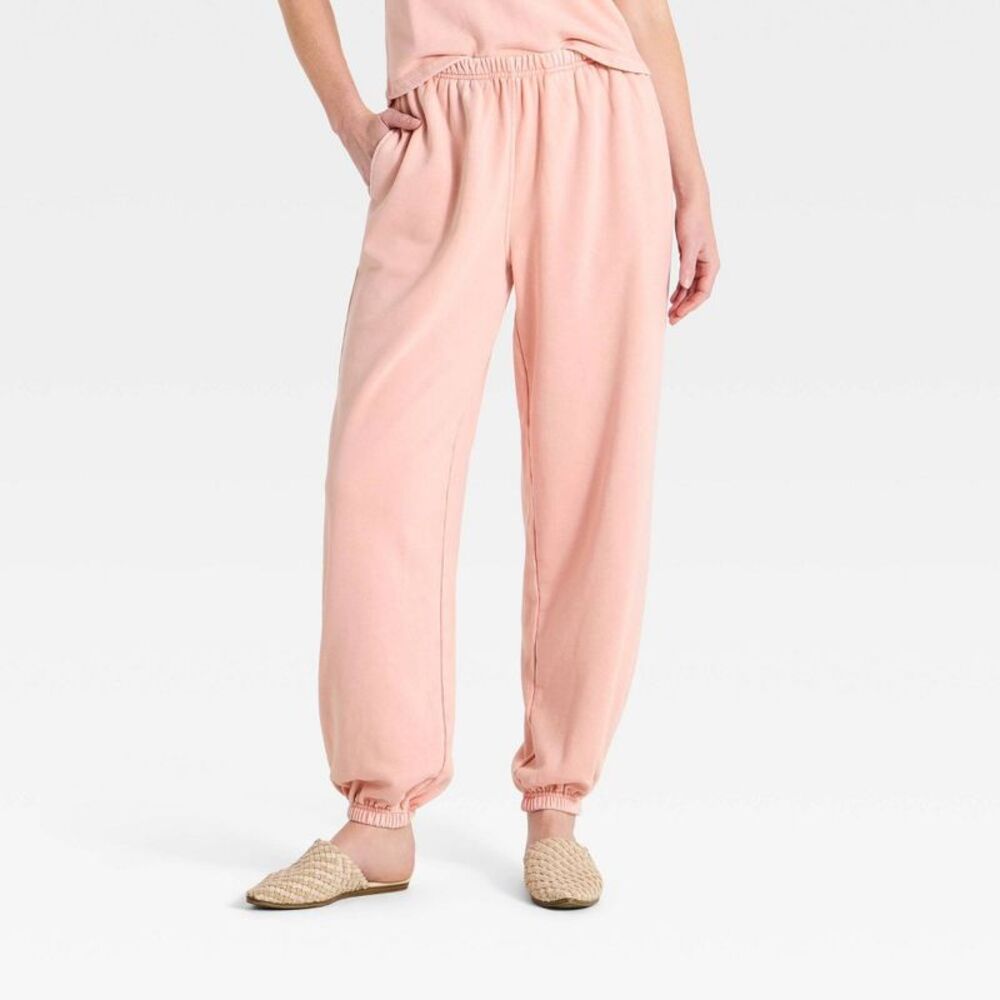 Women's Balloon Jogger Pants - Universal Thread Pink M